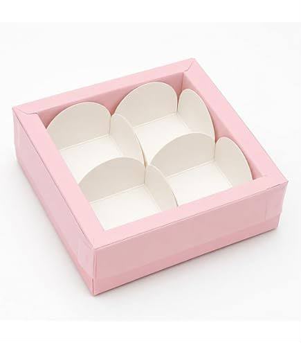 4 Cavity Chocolate Box / Laddu Candle Box / Candle Packaging Box