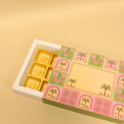 12 Cavity Premium Chocolate Box | 8.5x6.5x1.5 Inches