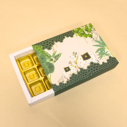 12 Cavity Premium Chocolate Box | 8.5x6.5x1.5 Inches