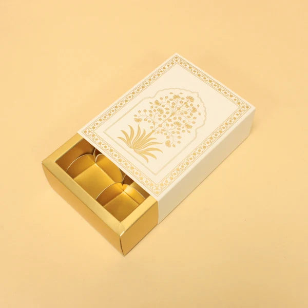 6 Cavity Box | 5.5x4x2 Inches | Chocolate Box | Laddu Box