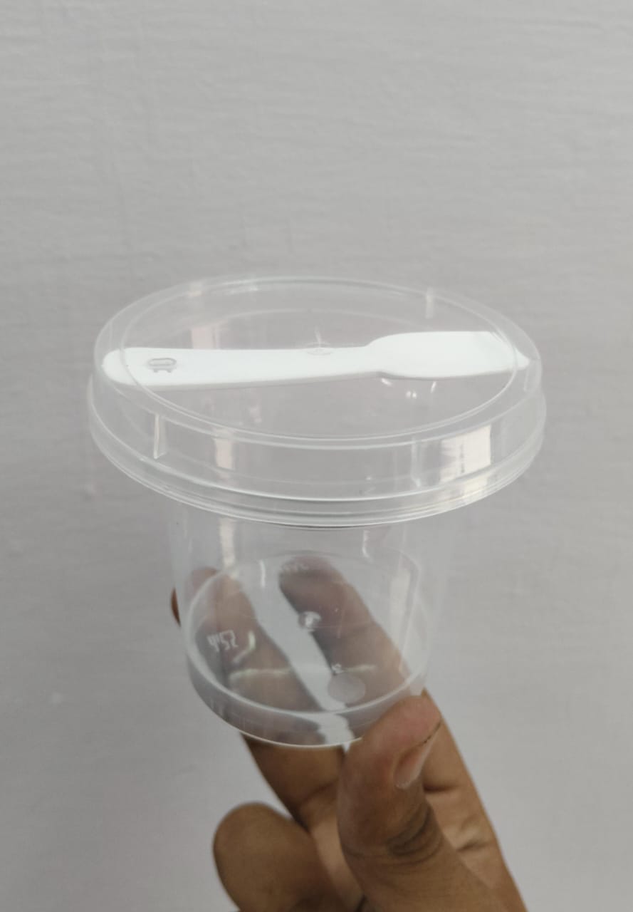 Dessert Container With Spoon