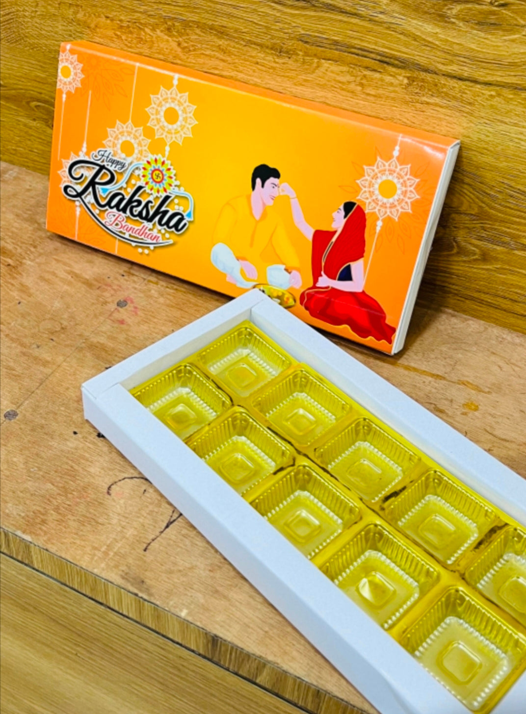 Rakhi Special Sliding 10 Cavity Box