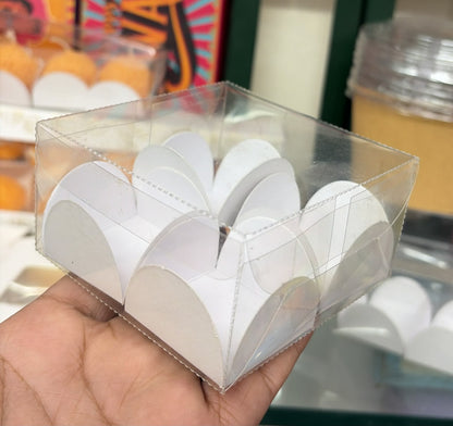 4 Laddu PVC Packaging Box | Peony Candle PVC Packaging Box