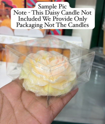 4 Laddu PVC Packaging Box | Peony Candle PVC Packaging Box