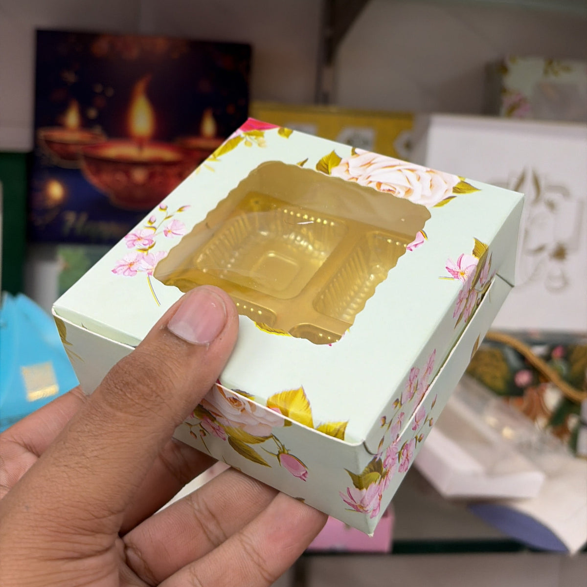 4 Cavity Chocolate Packaging Box