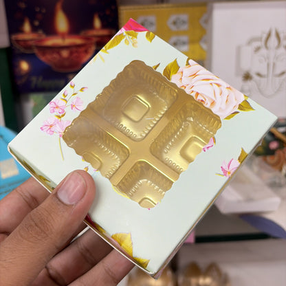 4 Cavity Chocolate Packaging Box