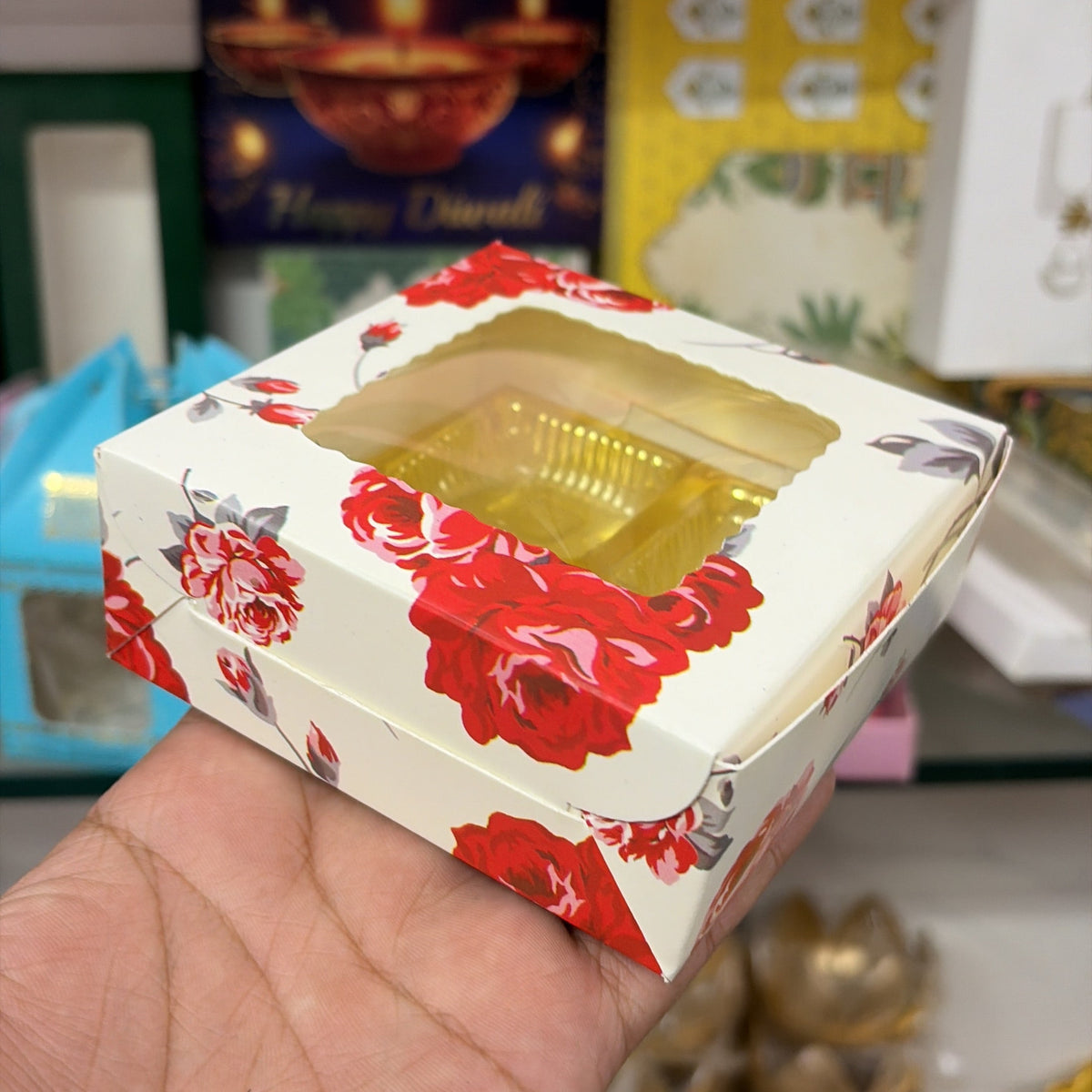 4 Cavity Chocolate Packaging Box