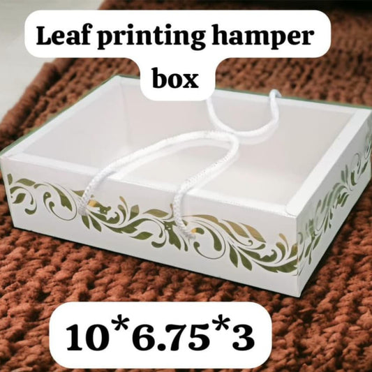 Leaf Printing Hamper Box