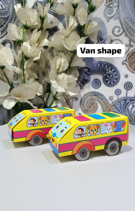 Van shape box