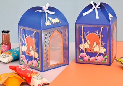 Premium Hamper Box With Gold Foiling