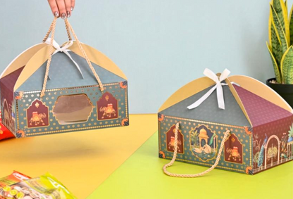 Premium Hamper Box With Gold Foilng