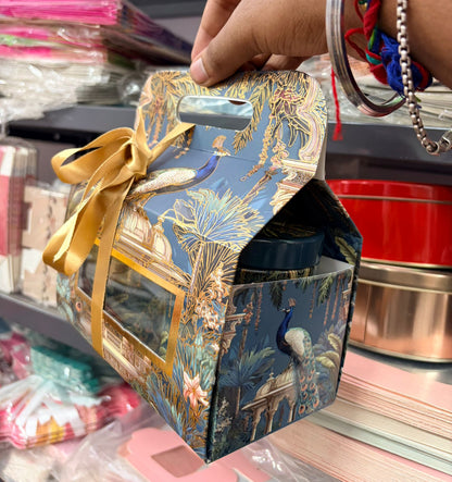 Luxury 2 Jar Box With Tins | Dry Fruit Packaging Box | Hamper Box