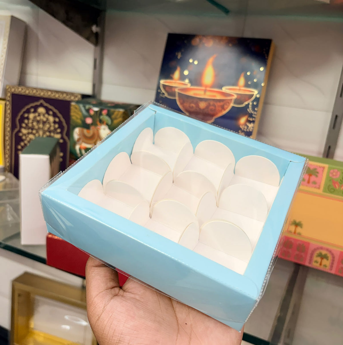 9 Cavity Chocolate Box / Laddu Candle Box / Candle Packaging Box