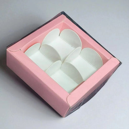 4 Cavity Chocolate Box / Laddu Candle Box / Candle Packaging Box