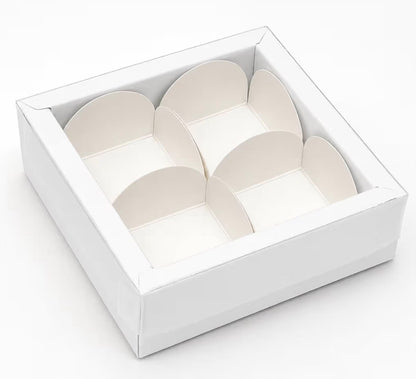 4 Cavity Chocolate Box / Laddu Candle Box / Candle Packaging Box