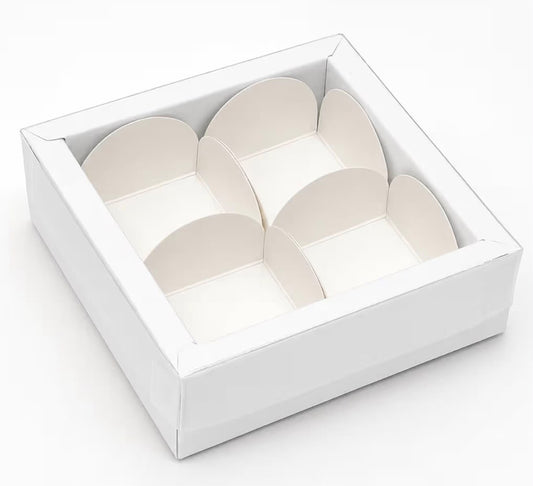 4 Cavity Chocolate Box / Laddu Candle Box / Candle Packaging Box