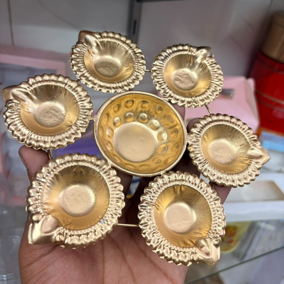 6-Diya Metal Urli Bowl
