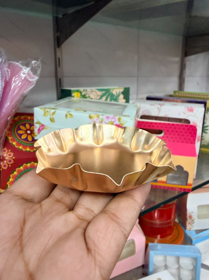 Metal Lotus Urli 4.5inch