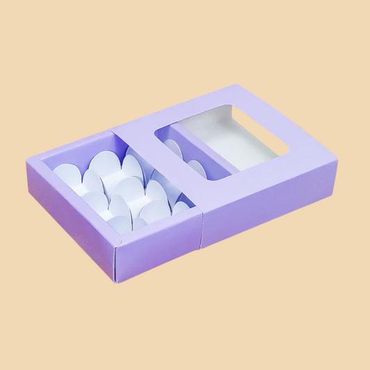 9 Cavity Lavender Chocolate Box
