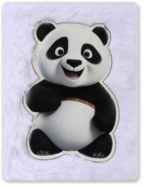 Premium Fur Panda Diary, Fur Diary for Return gift