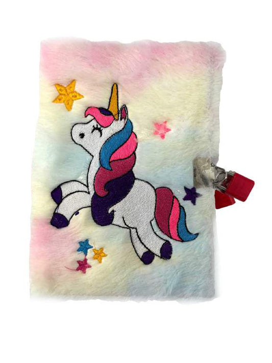 Lock Fur Unicorn Diary, Fur Diary for Return gift