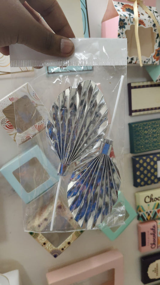 Silver Palm Leaf For Decoration