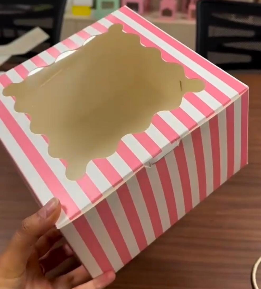 Half Kg Cake Box / 8*8*5 Inches