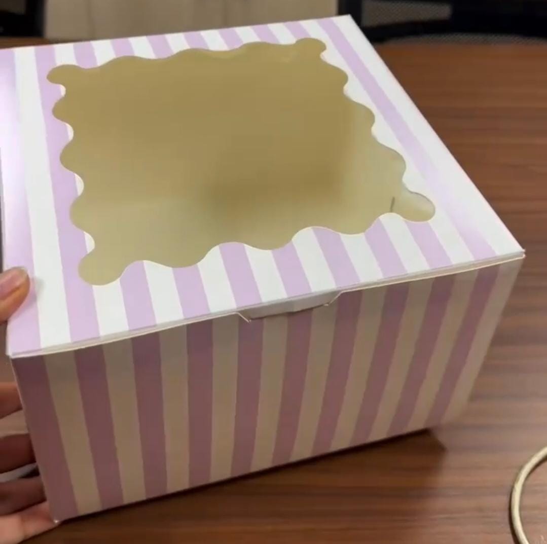 Half Kg Cake Box / 8*8*5 Inches