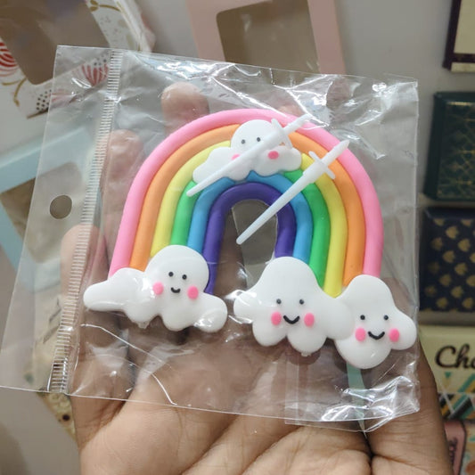 Rainbow Cake Topper