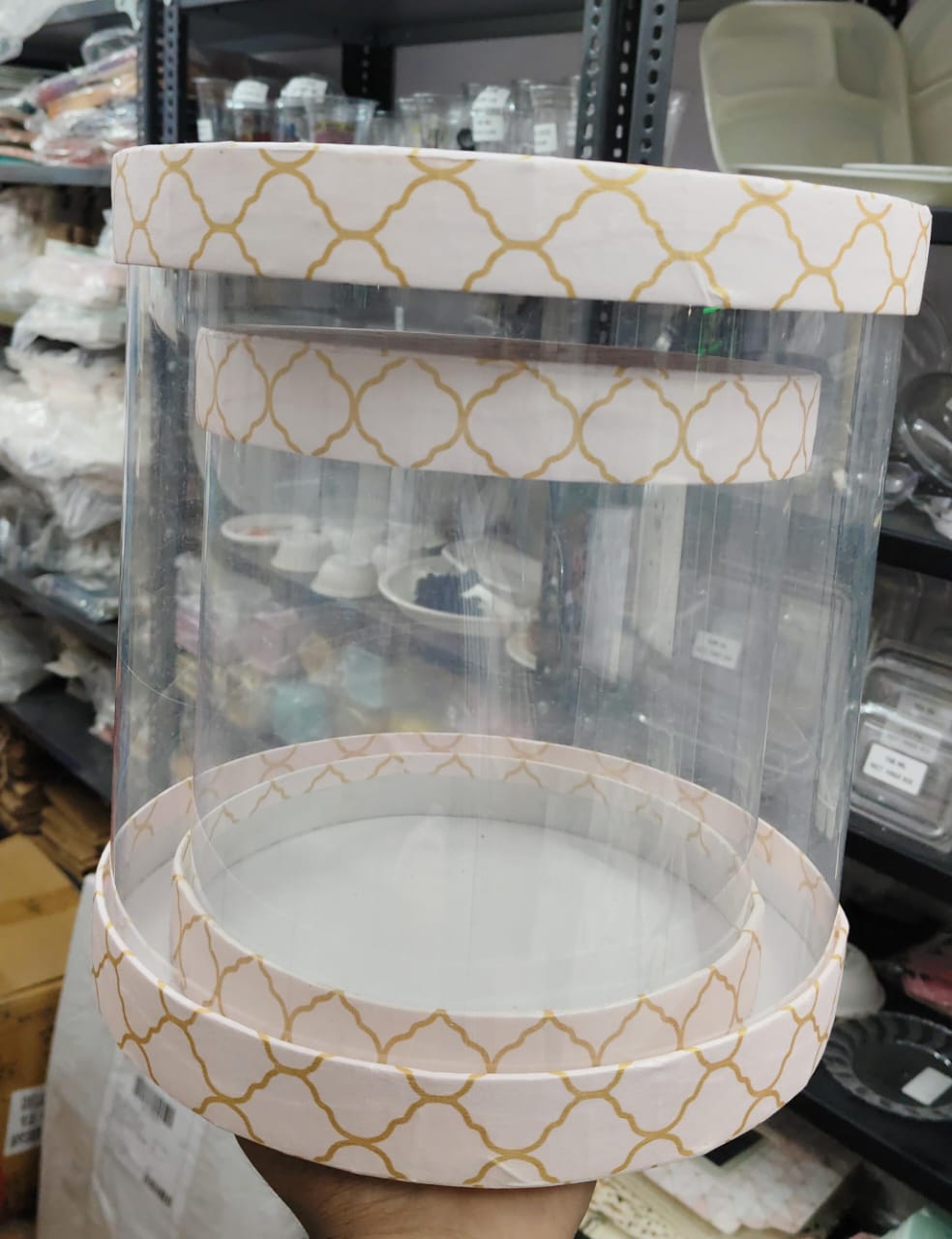 Pull Me Up Cake Box / Surprise Cake Box HardBoard Quality