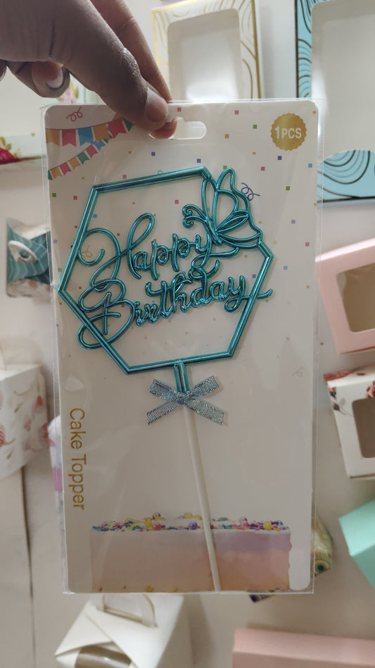 Happy Birthday Cake Topper