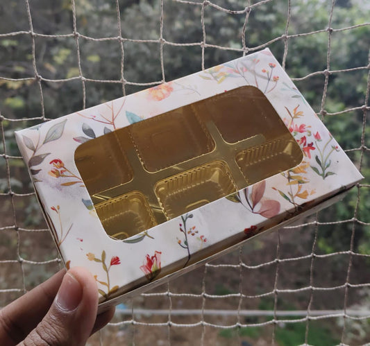 6 Cavity Chocolate Box