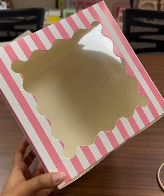 Half Kg Cake Box / 8*8*5 Inches