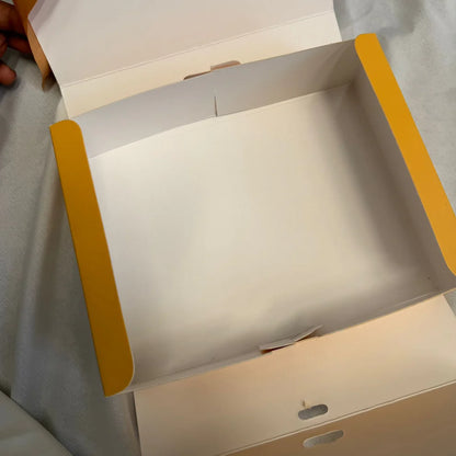 Rakhi Special Hamper Packaging Box With Ribbon - 7.5 by 6 by 2”