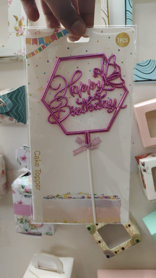 Happy Birthday Cake Topper